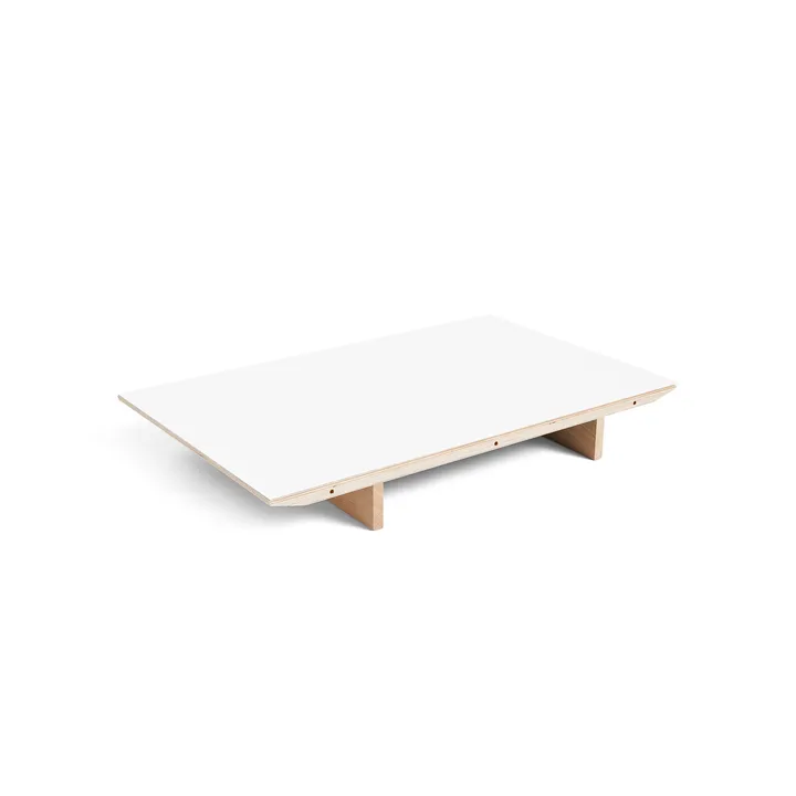 CPH30 2.0 verlengblad voor eettafel 50x90 cm - White laminate-gelakt eiken - HAY