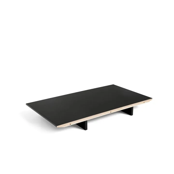 CPH30 Extendable verlengblad - Black linoleum–80 cm–eiken frame zwart - HAY