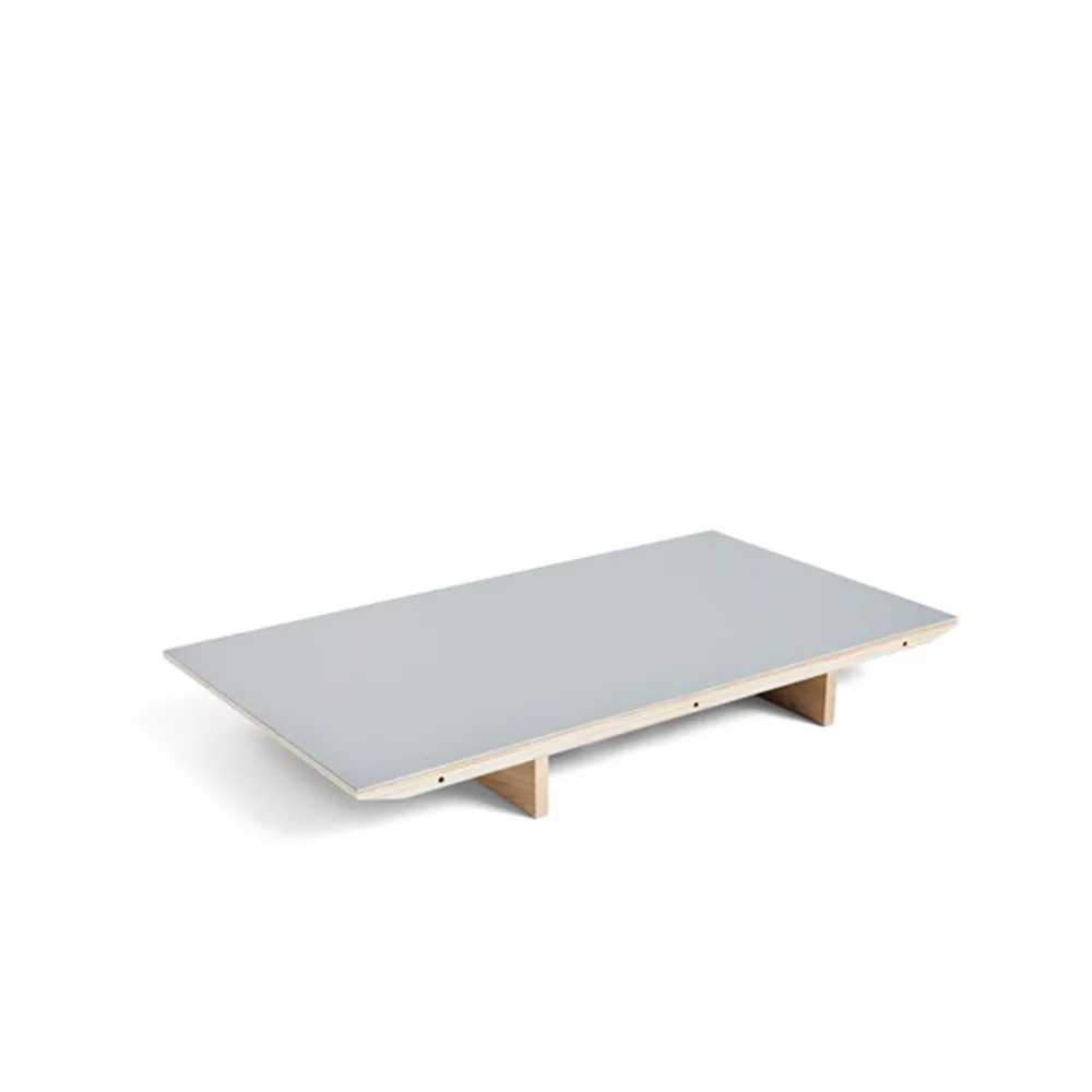 CPH30 Extendable verlengblad, Grey linoleum–90 cm–eiken frame HAY
