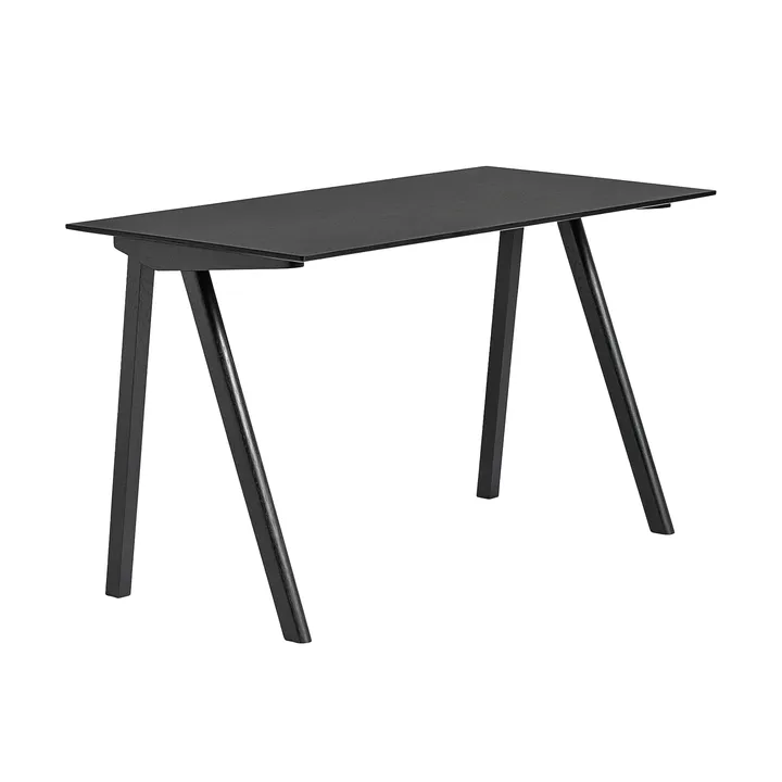 CPH90 2.0 bureau 65x130 cm - Black linoleum-gelakt eiken - HAY