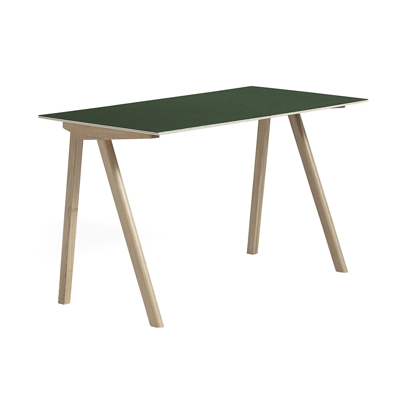 CPH90 2.0 bureau 65x130 cm, Green linoleum-gelakt eiken HAY
