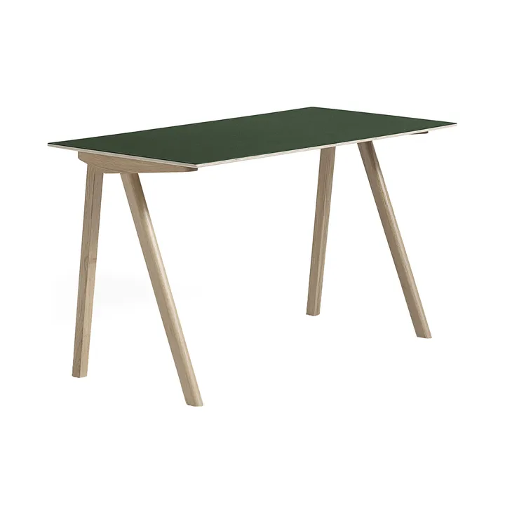 CPH90 2.0 bureau 65x130 cm - Green linoleum-gelakt eiken - HAY