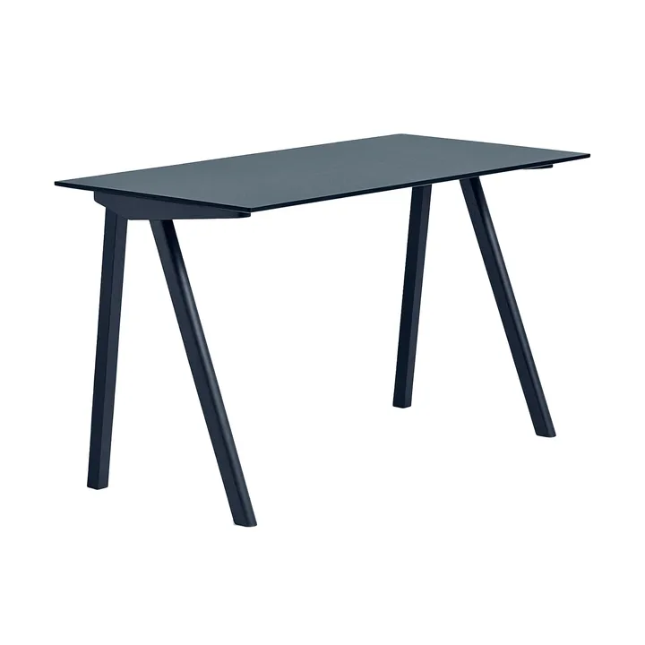 CPH90 2.0 bureau 65x130 cm - Smokey blue linoleum-Deep blue - HAY