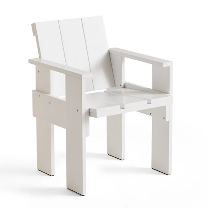 Crate Dining Chair armstoel - White - HAY