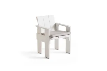 Crate Dining Chair armstoel - White - HAY