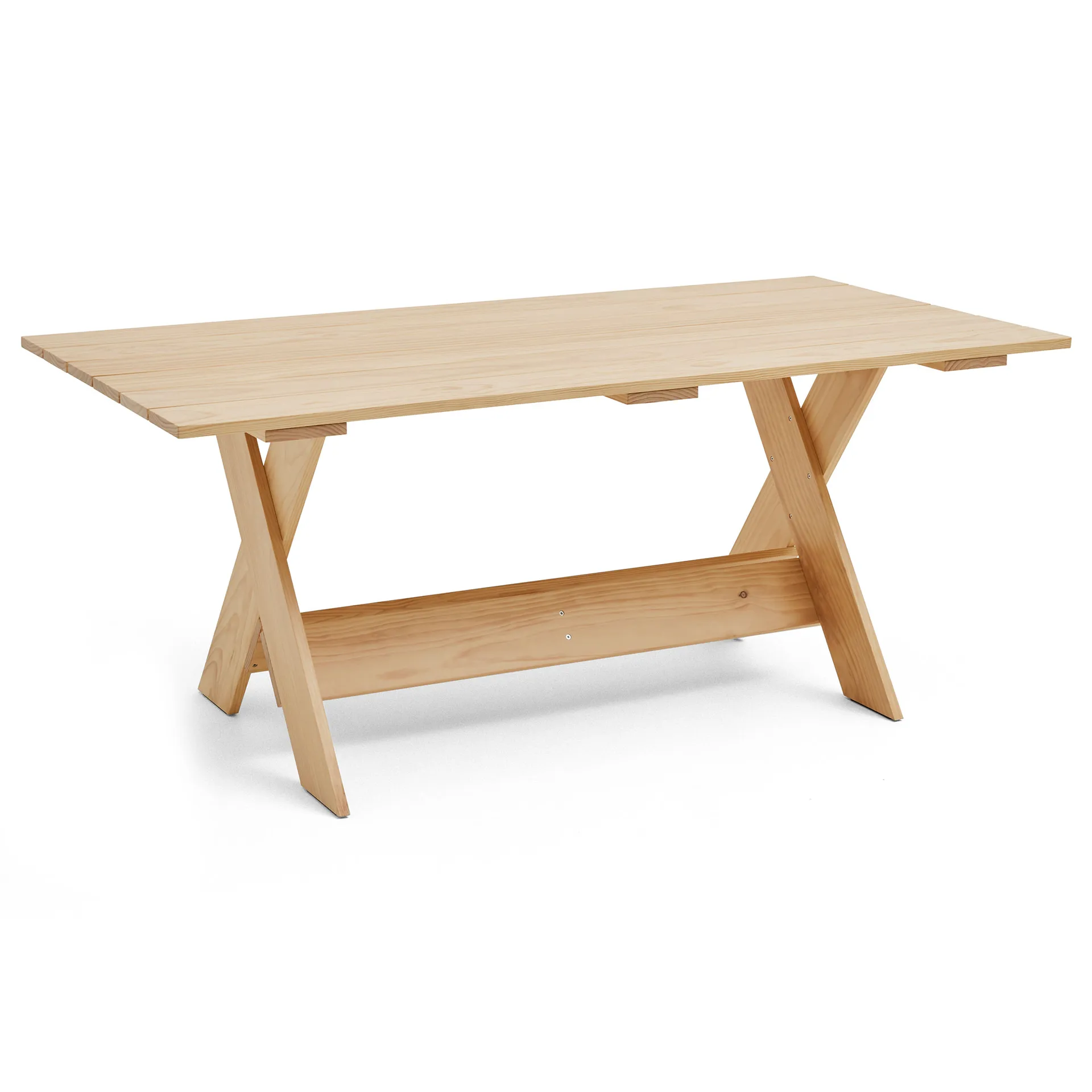 Crate Dining Table tafel 180x89,5 cm gelakt sparrenhout, Helder HAY