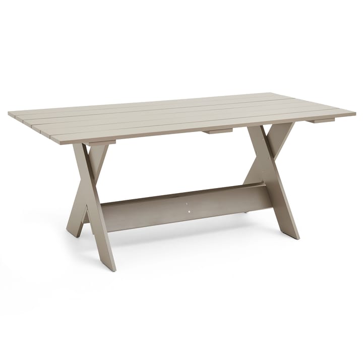 Crate Dining Table tafel 180x89,5 cm gelakt sparrenhout - London fog - HAY