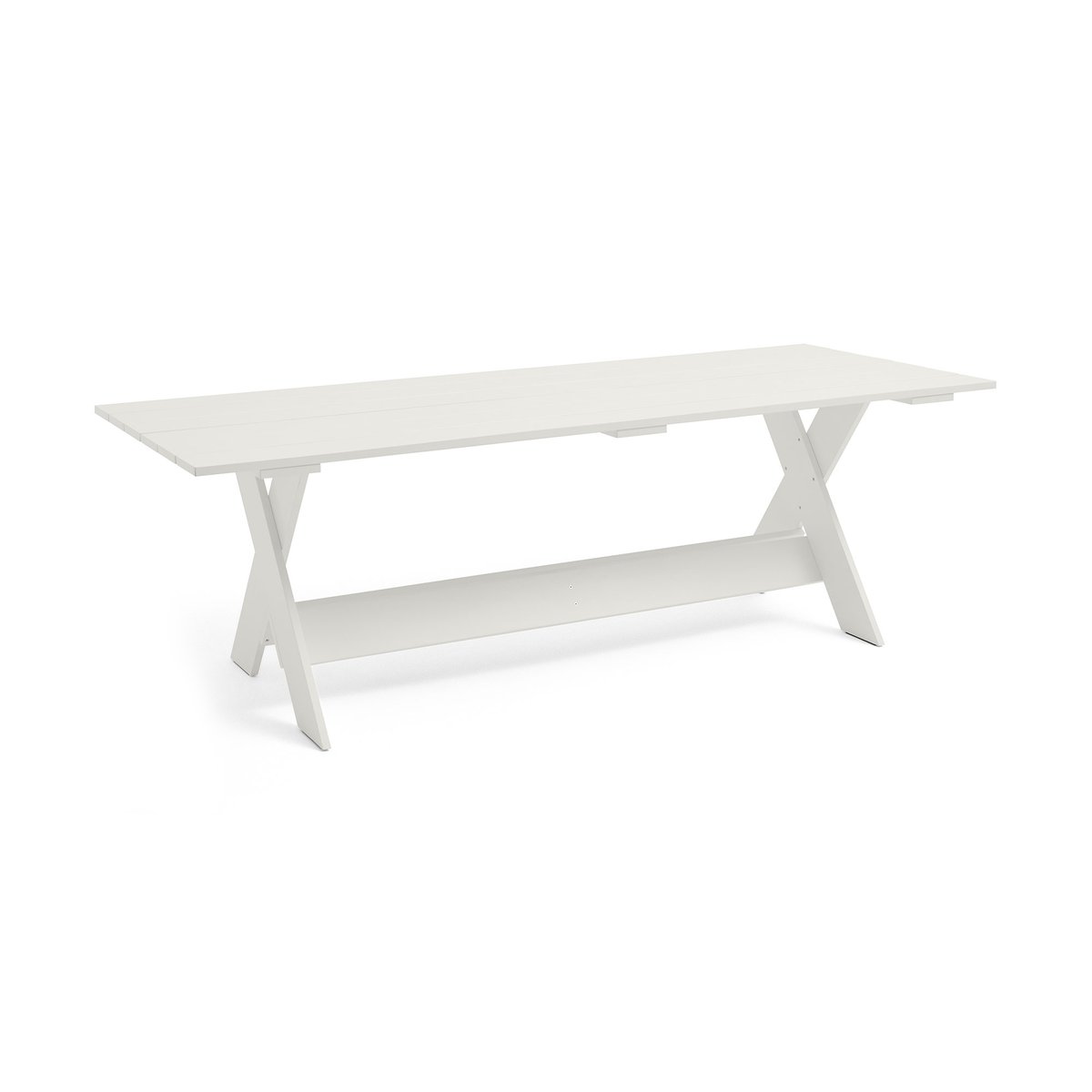 HAY Crate Dining Table tafel 230x89,5 cm gelakt sparrenhout White