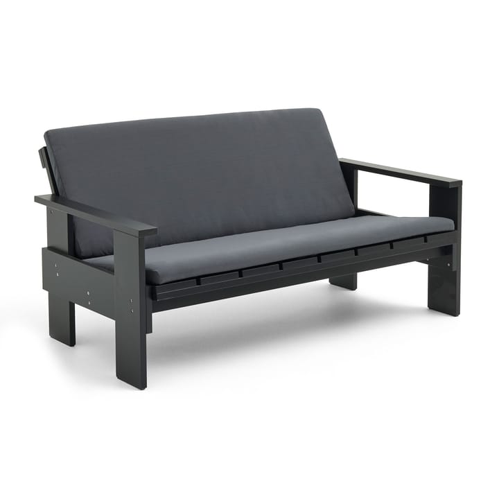 Crate Lounge bank gelakt sparrenhout, Black HAY