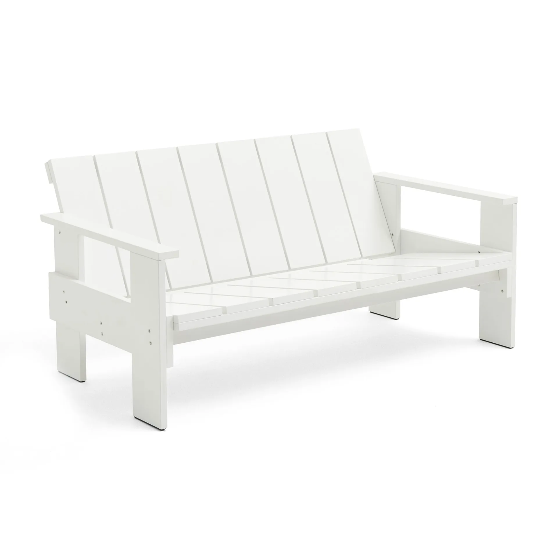 Crate Lounge bank gelakt sparrenhout, White HAY