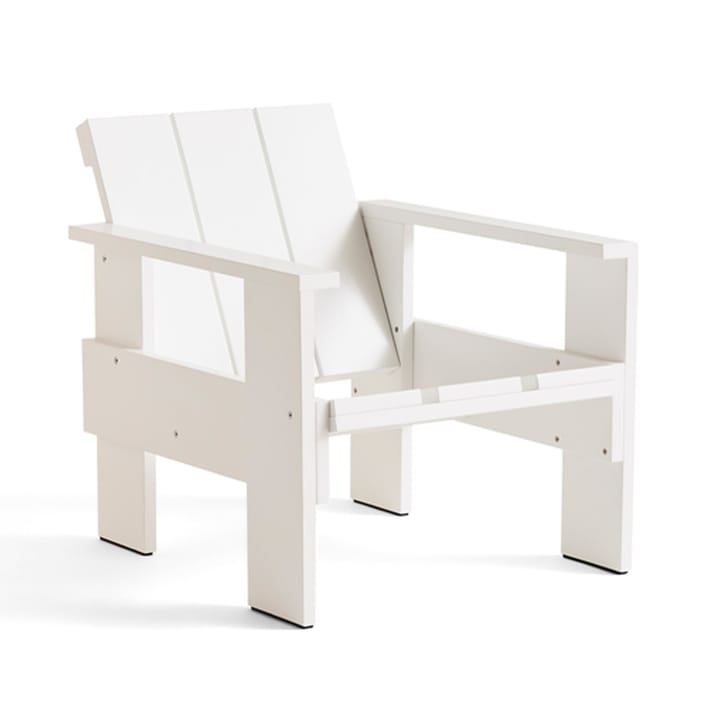 Crate lounge stoel gelakt sparrenhout - White - HAY