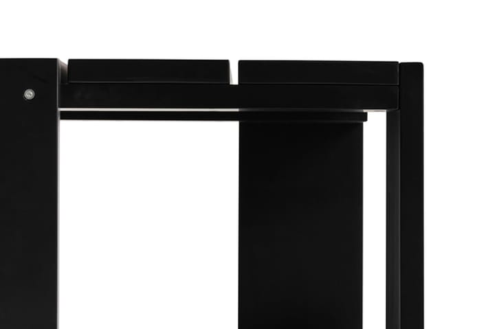 Crate Low Table tafel 45x45x40 cm gelakt sparrenhout, Black HAY