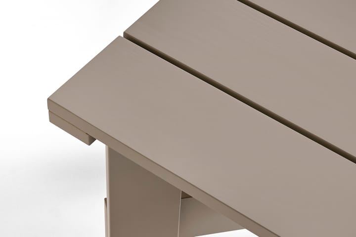 Crate Low Table tafel 45x45x40 cm gelakt sparrenhout, London fog HAY