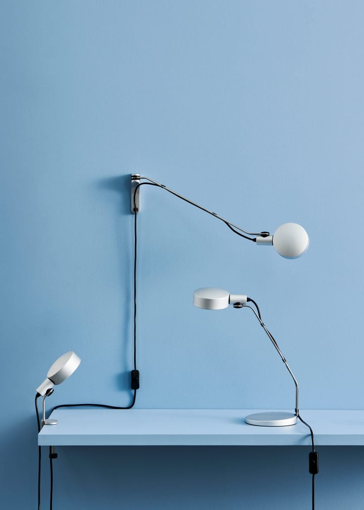 Cupola Clip klemlamp 29,5 cm, Clear anodised HAY