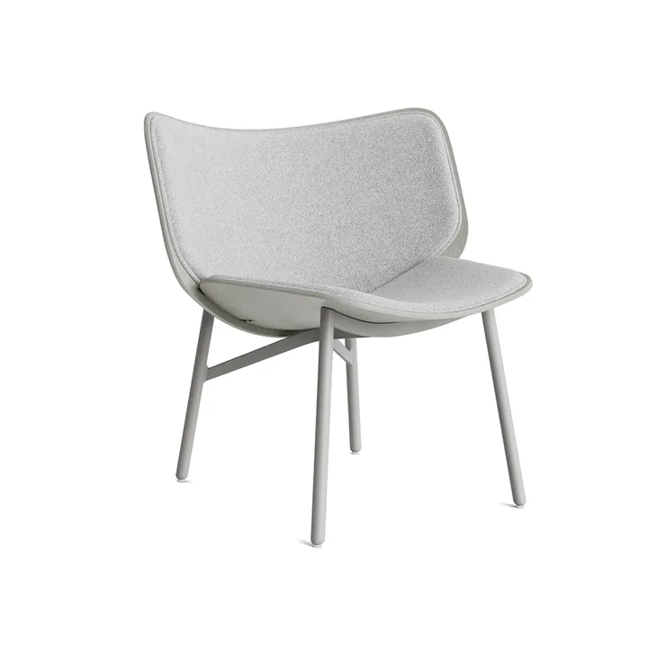 Dapper loungestoel - Light grey–dusty grey eiken–grijs onderstel - HAY