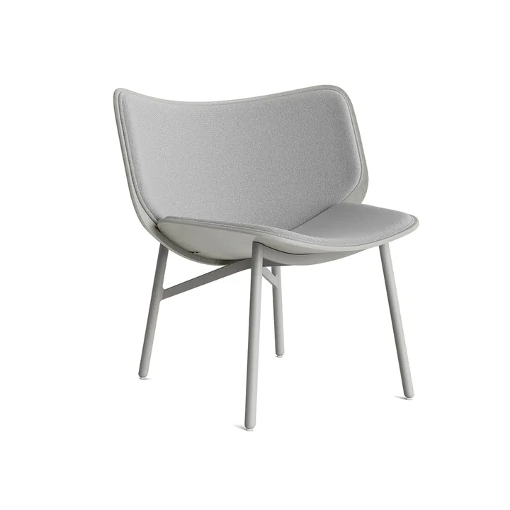 Dapper loungestoel - Light grey–dusty grey eiken–grijs onderstel - HAY