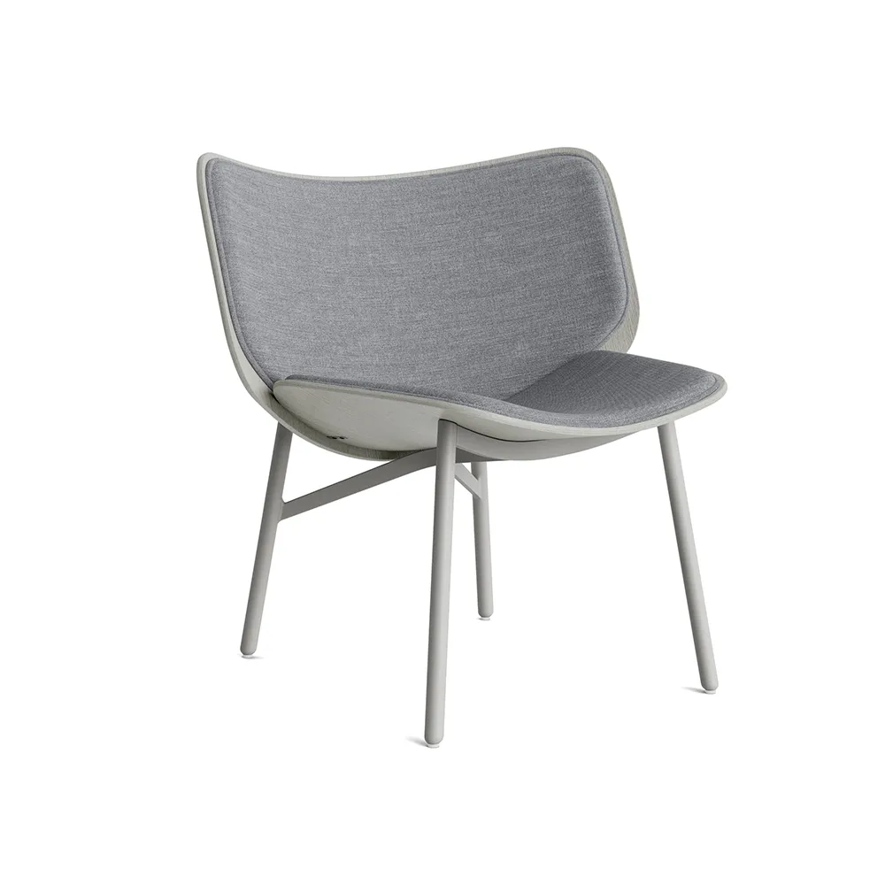 Dapper loungestoel, Remix 143–dusty grey–grijs onderstel HAY