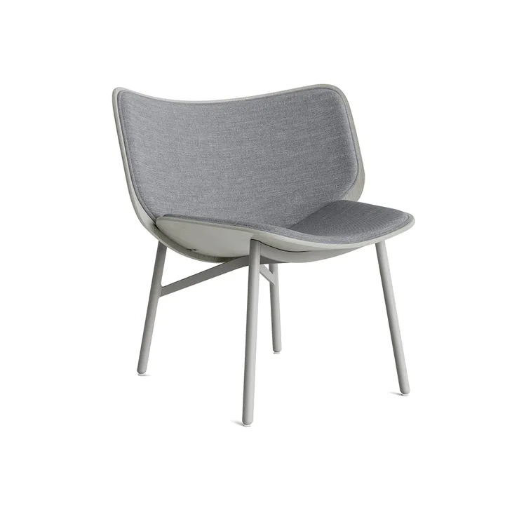 Dapper loungestoel - Remix 143–dusty grey–grijs onderstel - HAY