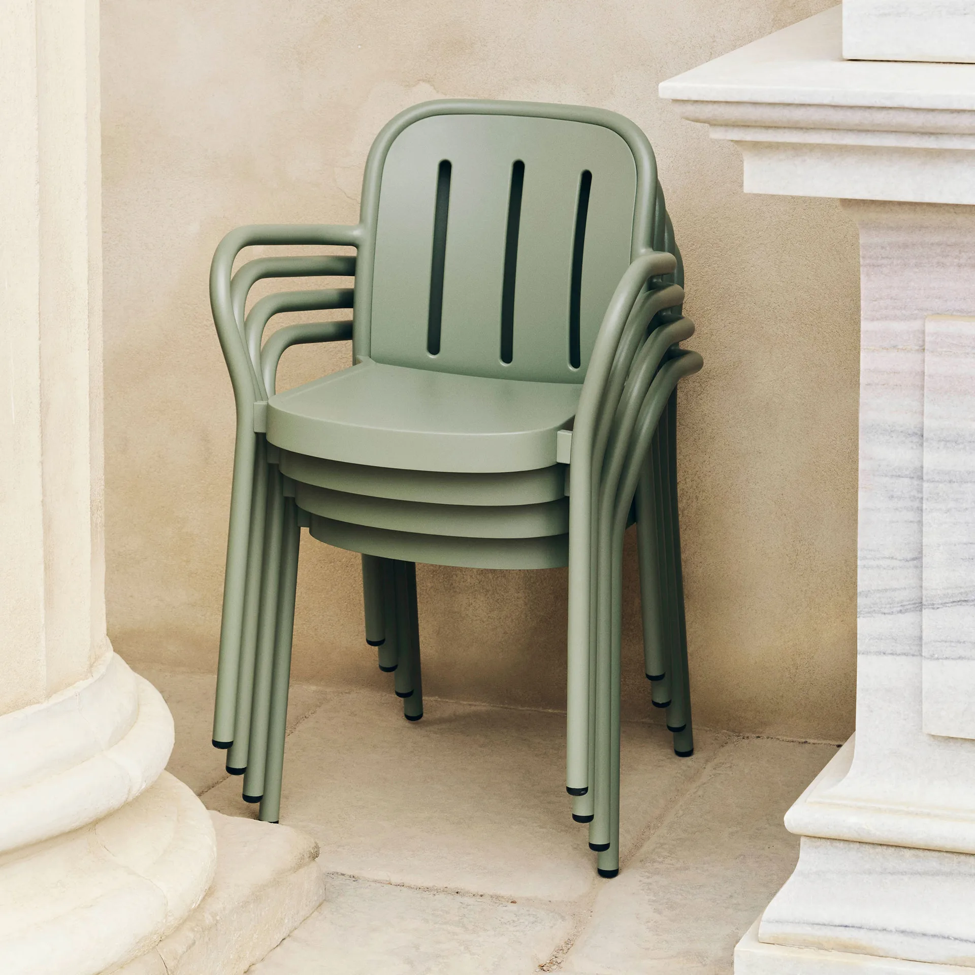 Deville armstoel, Thyme groen HAY