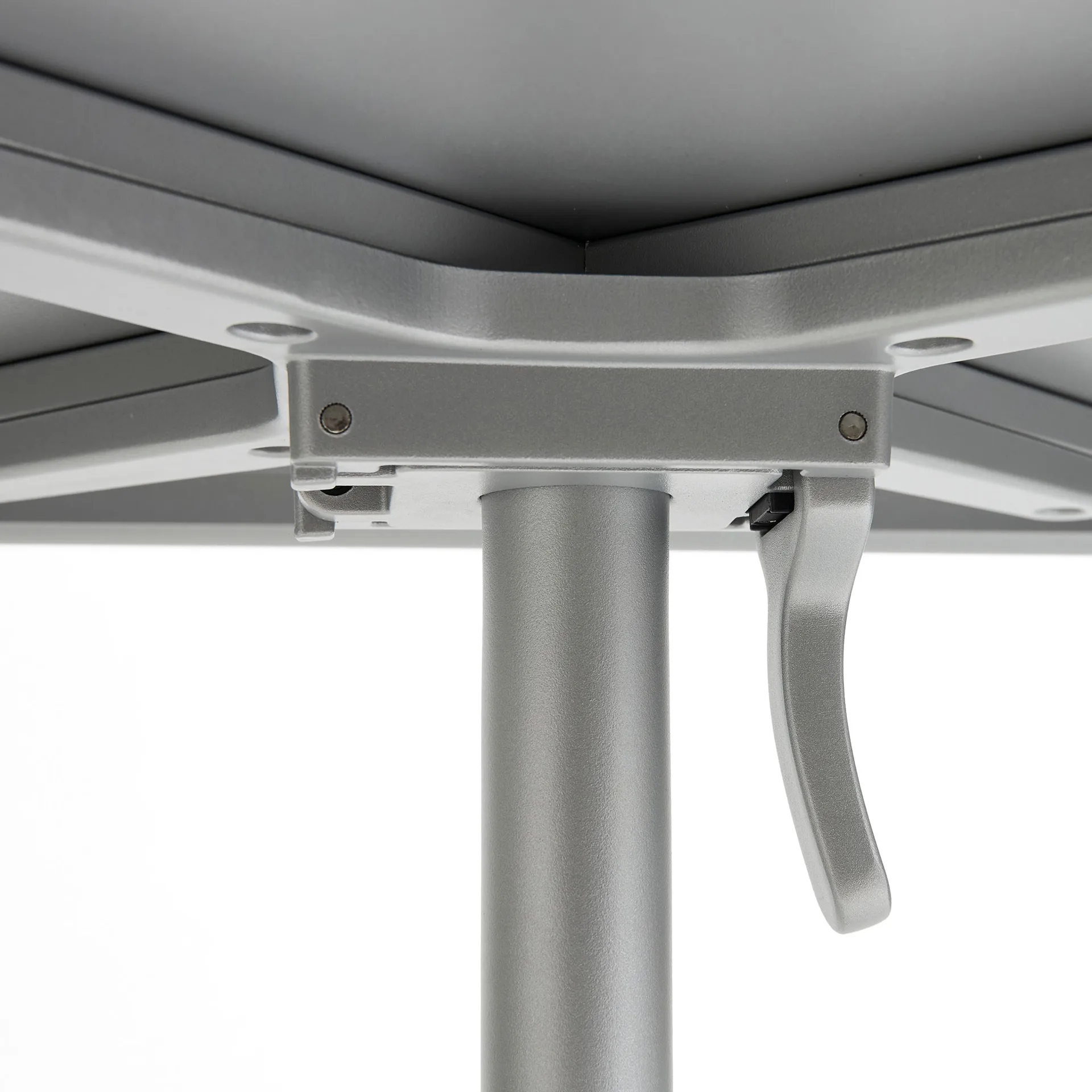 Deville tafel 60x70x74 cm, Silver grey HAY