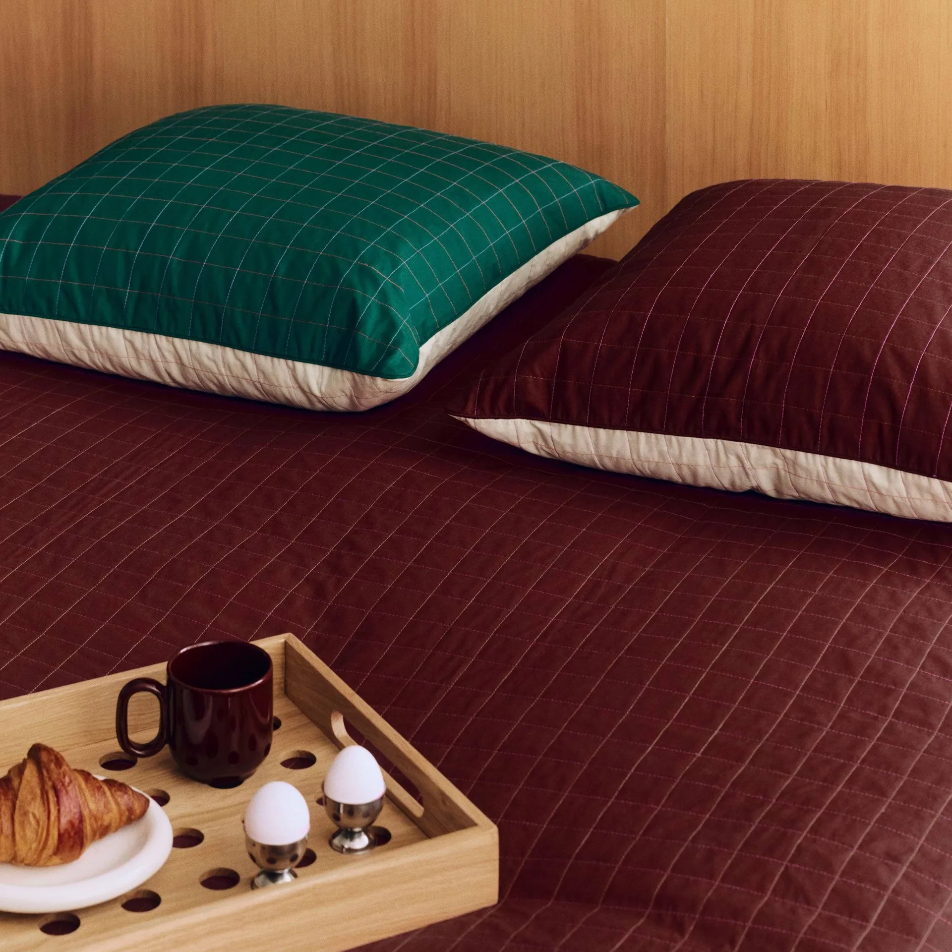 Dori bedspreizer, Maroon, 195x245 cm HAY