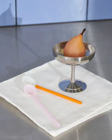 Duo ijslepel 2-pack - Light pink-bright orange  - HAY