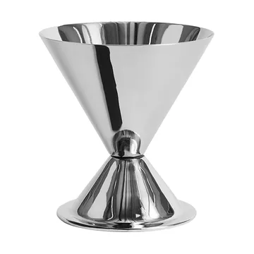 Essential Steel glazen kom - Roestvrij staal, 10,5xØ10 cm - HAY