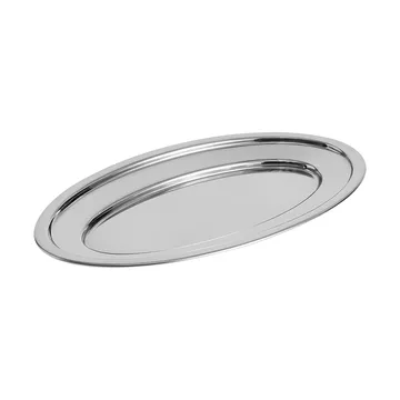 Essential Steel serveerschaal - Roestvrij staal, ovaal, medium - HAY