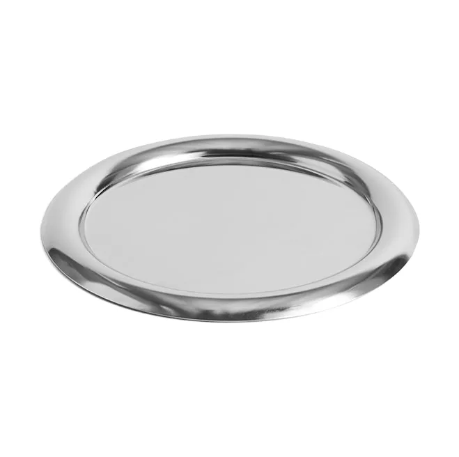 Essential Steel serveerschaal - Roestvrij staal, rond, small - HAY