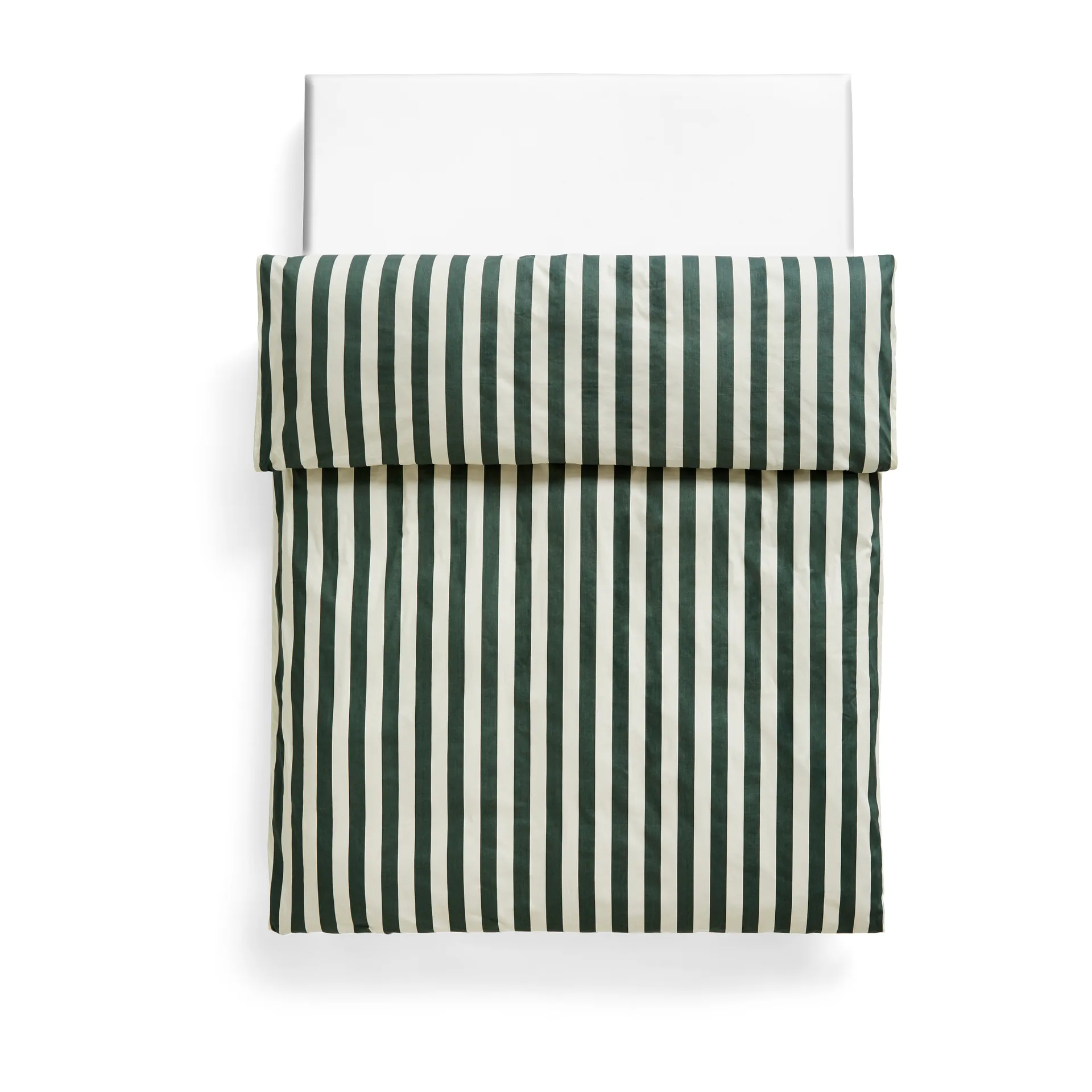 Été dekbedovertrek 220x220 cm, Dark green HAY