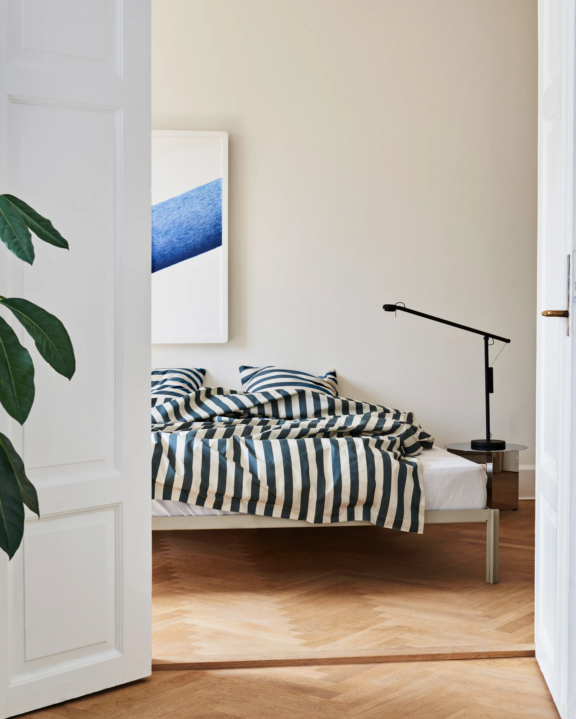 Été dekbedovertrek 220x220 cm, Dark green HAY