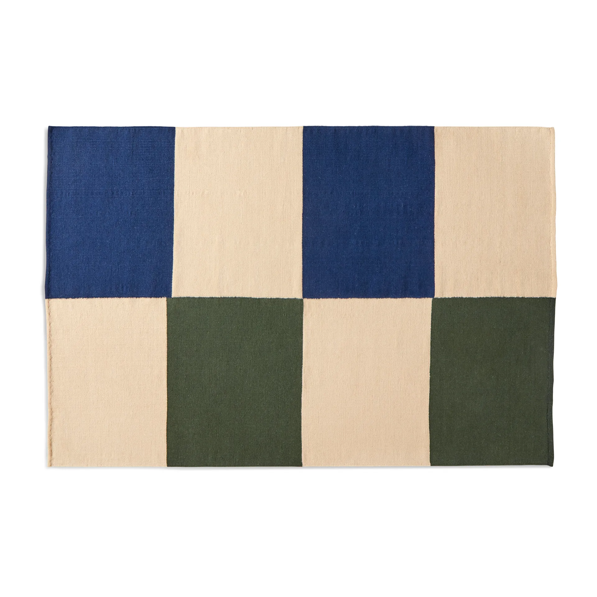 Ethan Cook Flat Works vloerkleed 200x300 cm, Peach green check HAY