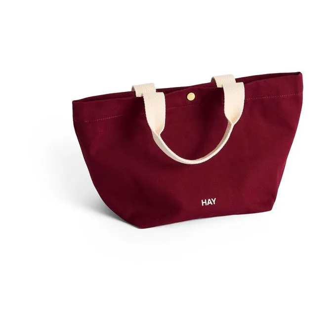 HAY Everyday stoffen tas mini Bordeaux | Scandinavisch Interieur | Dozen & boxen | Rood