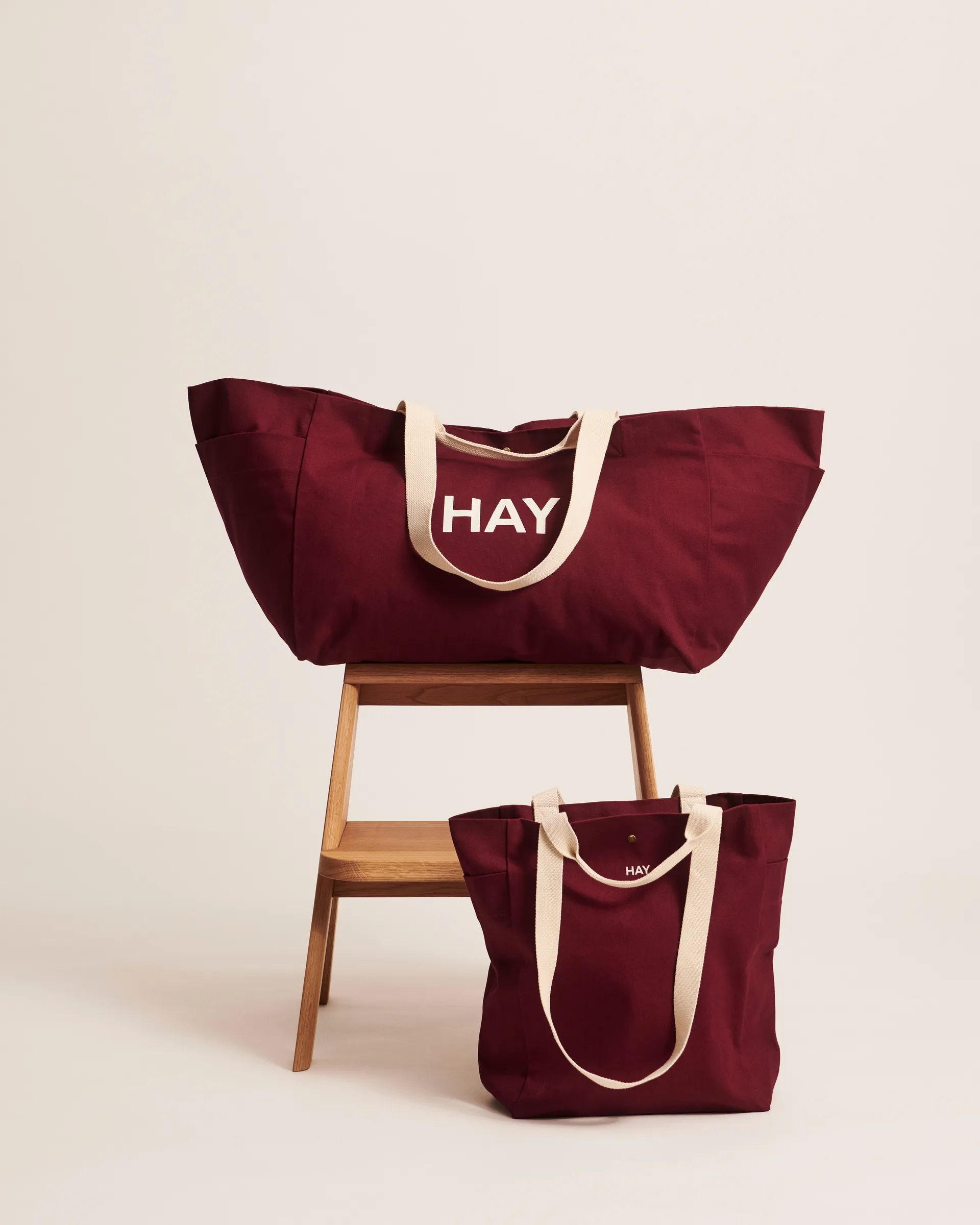 Everyday Tote Bag tas, Burgundy HAY