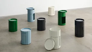 Facet Cabinet 100 bijzettafel - Eggshell - HAY