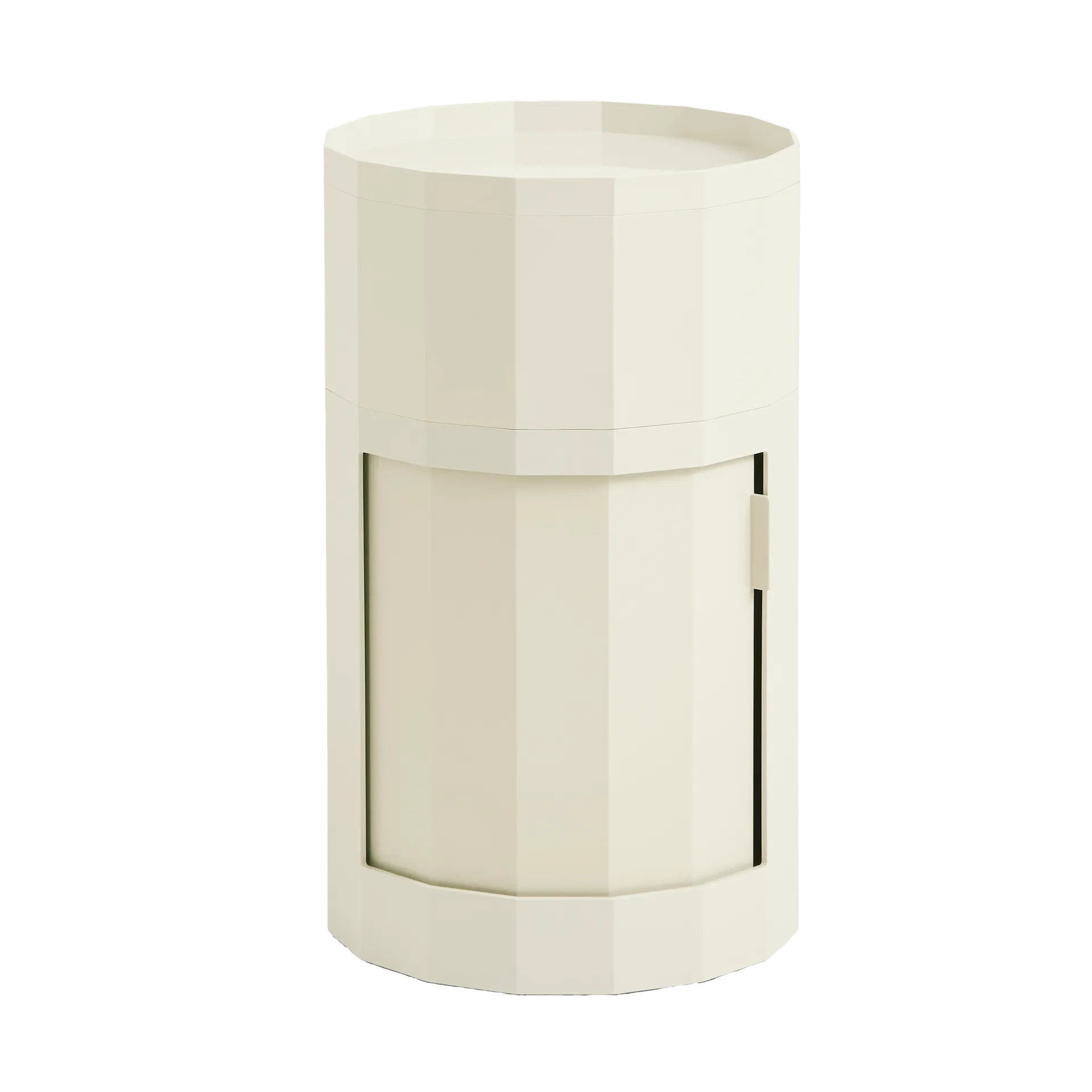 Facet Cabinet 101 bijzettafel, Eggshell HAY