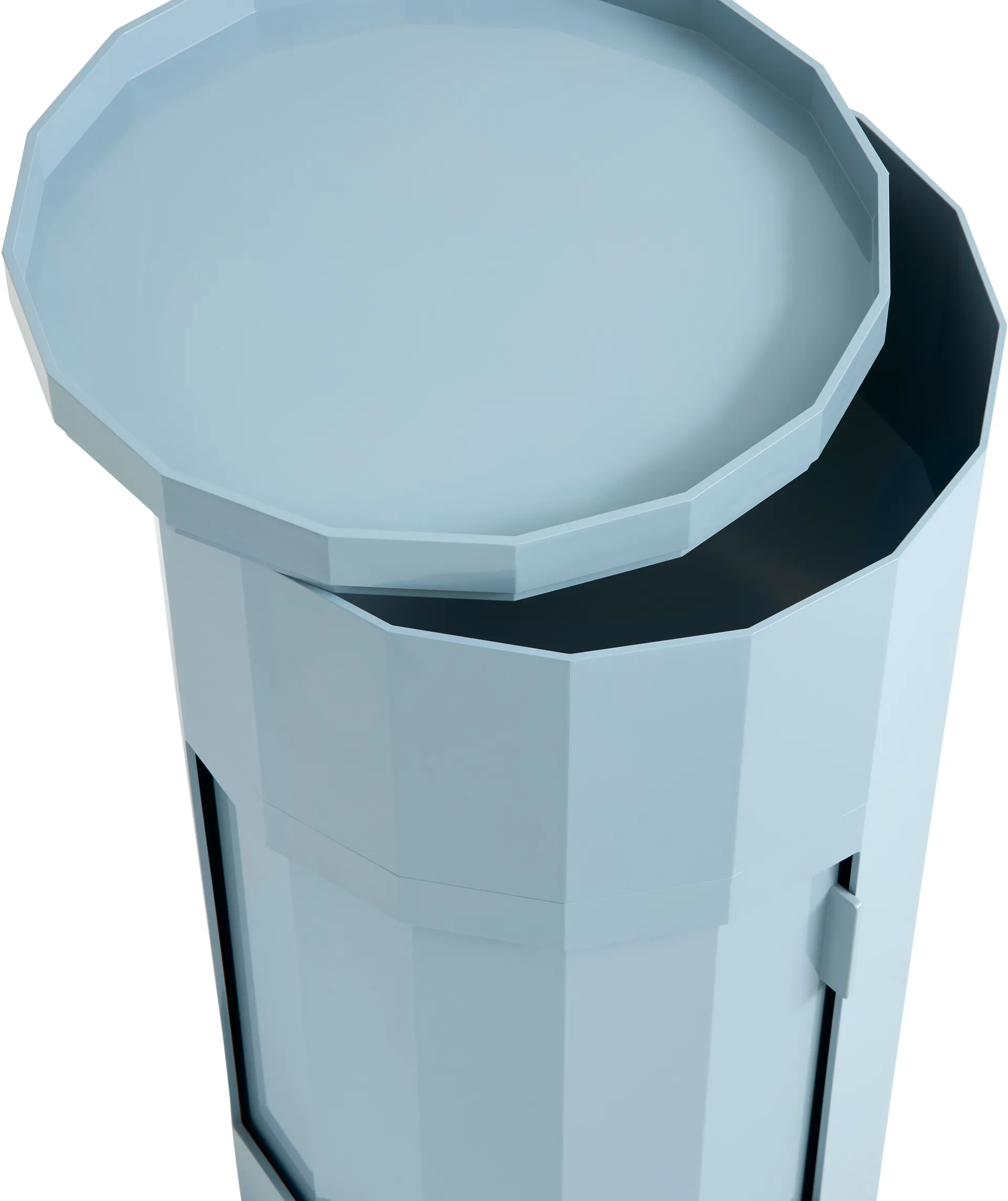 Facet Cabinet 110 bijzettafel, Mistblauw HAY