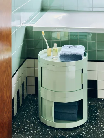 Facet Cabinet 20 bijzettafel - Zacht mint - HAY