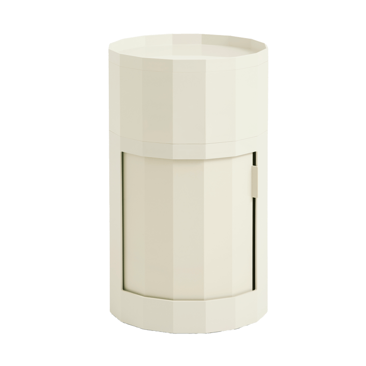 Facet Cabinet high bijzettafel 66 cm - Eggshell - HAY