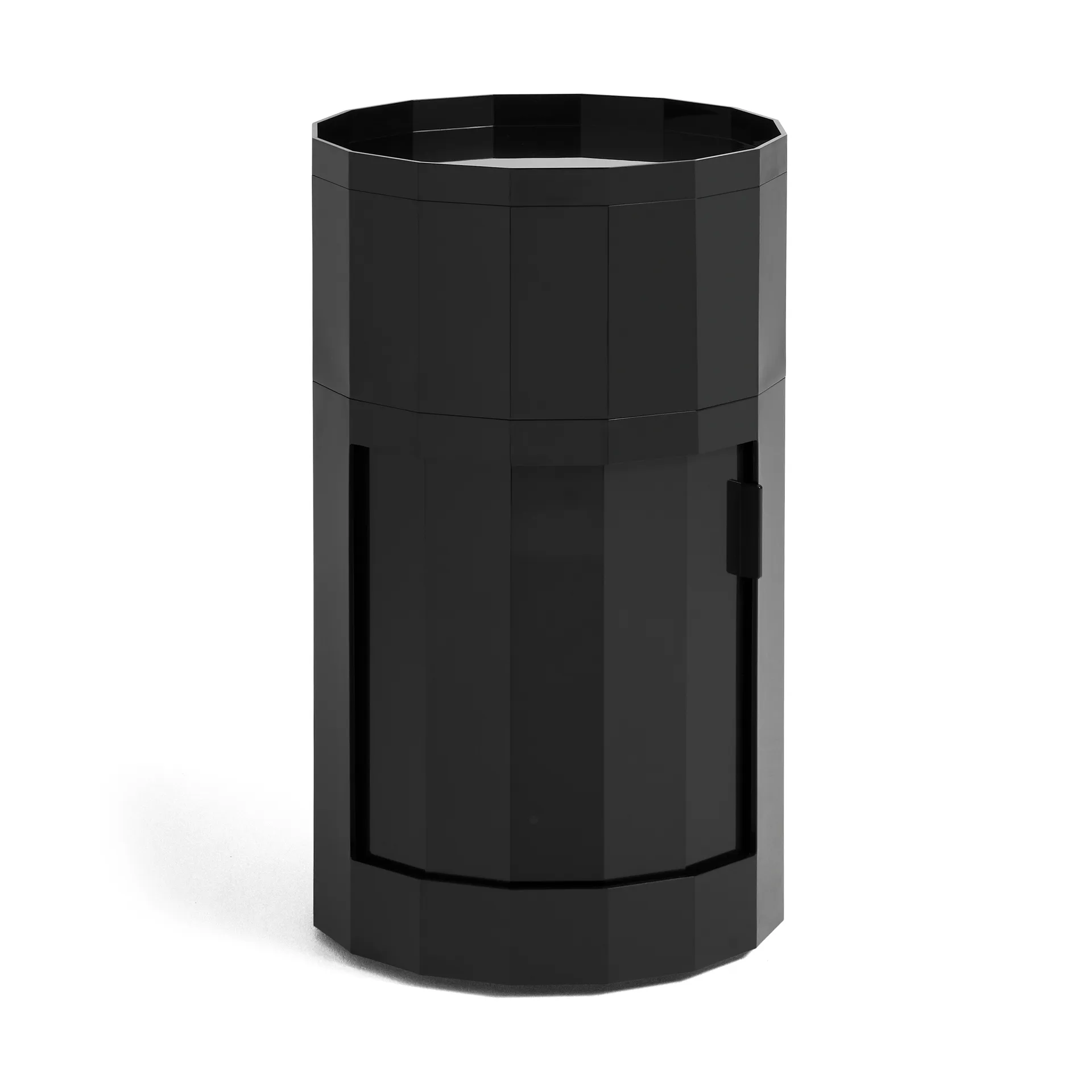 Facet Cabinet high bijzettafel voeten/wielen 66 cm, Anthracite HAY