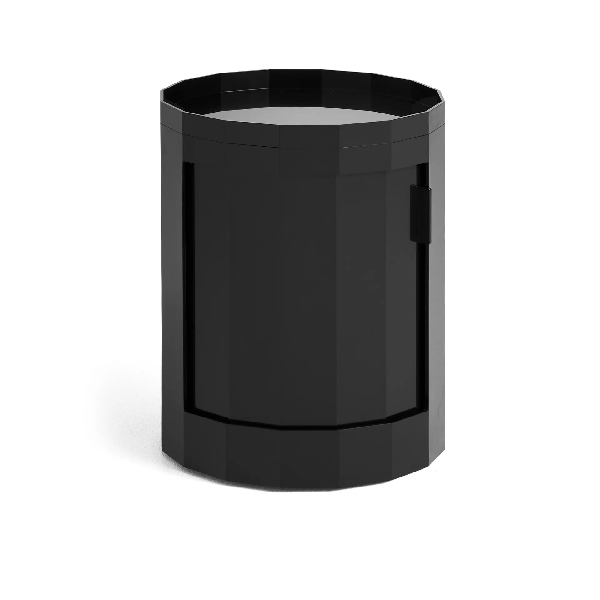 Facet Cabinet low bijzettafel 49 cm, Anthracite HAY