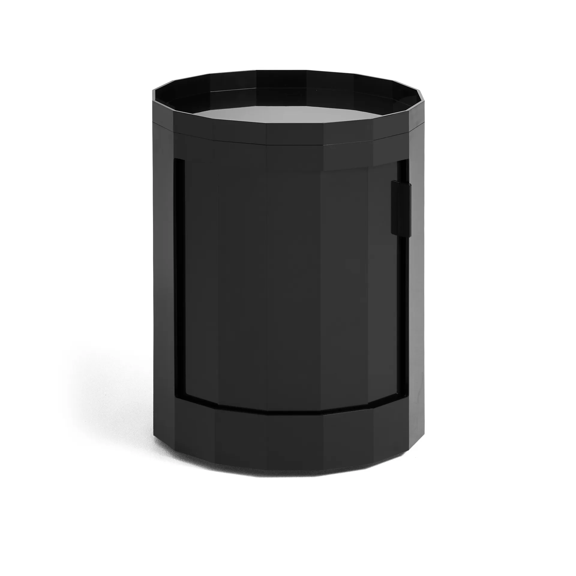 Facet Cabinet low bijzettafel voeten/wielen 49 cm, Anthracite HAY