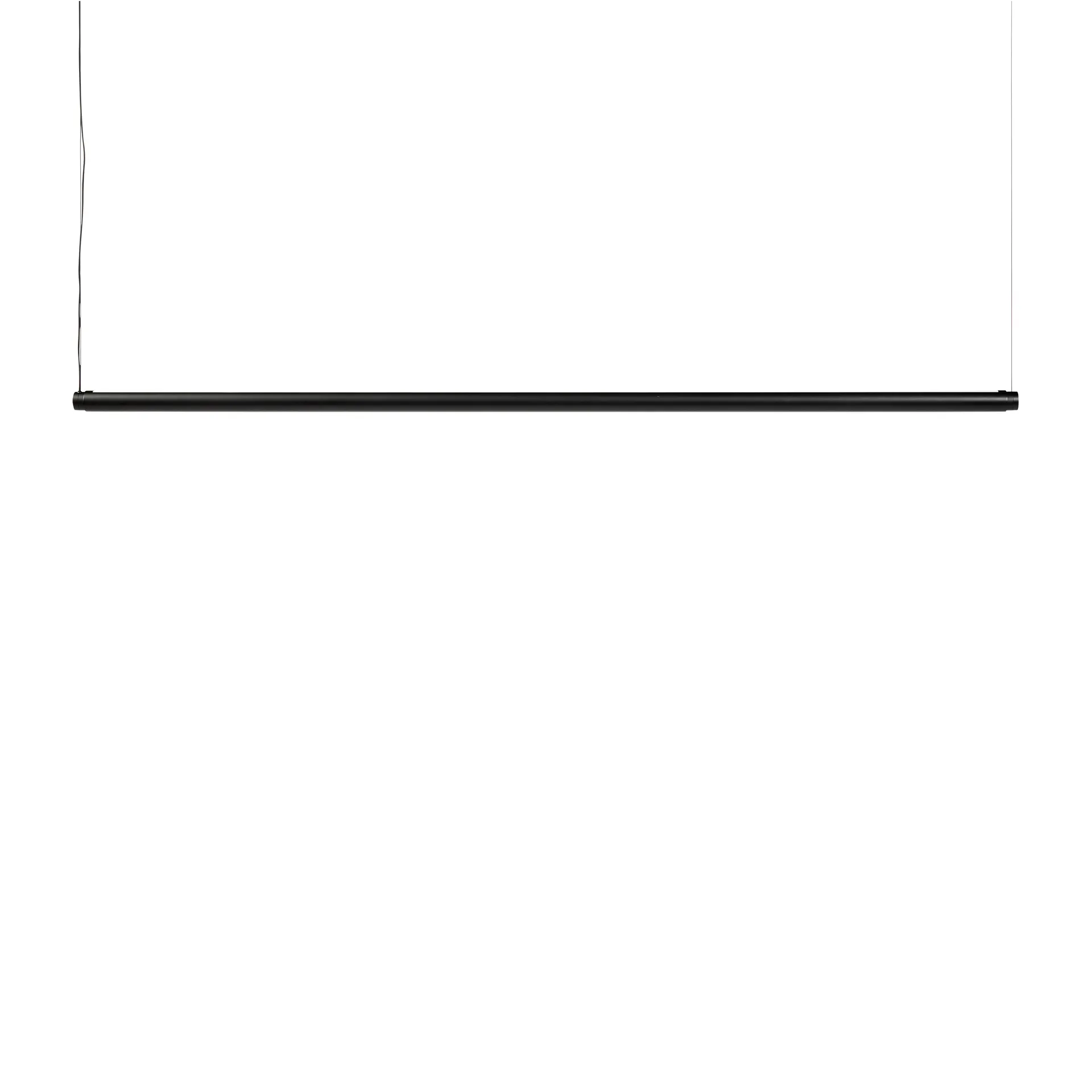 Factor Linear Suspension plafondlamp 1500 Diffused, Clear anodised aluminium HAY