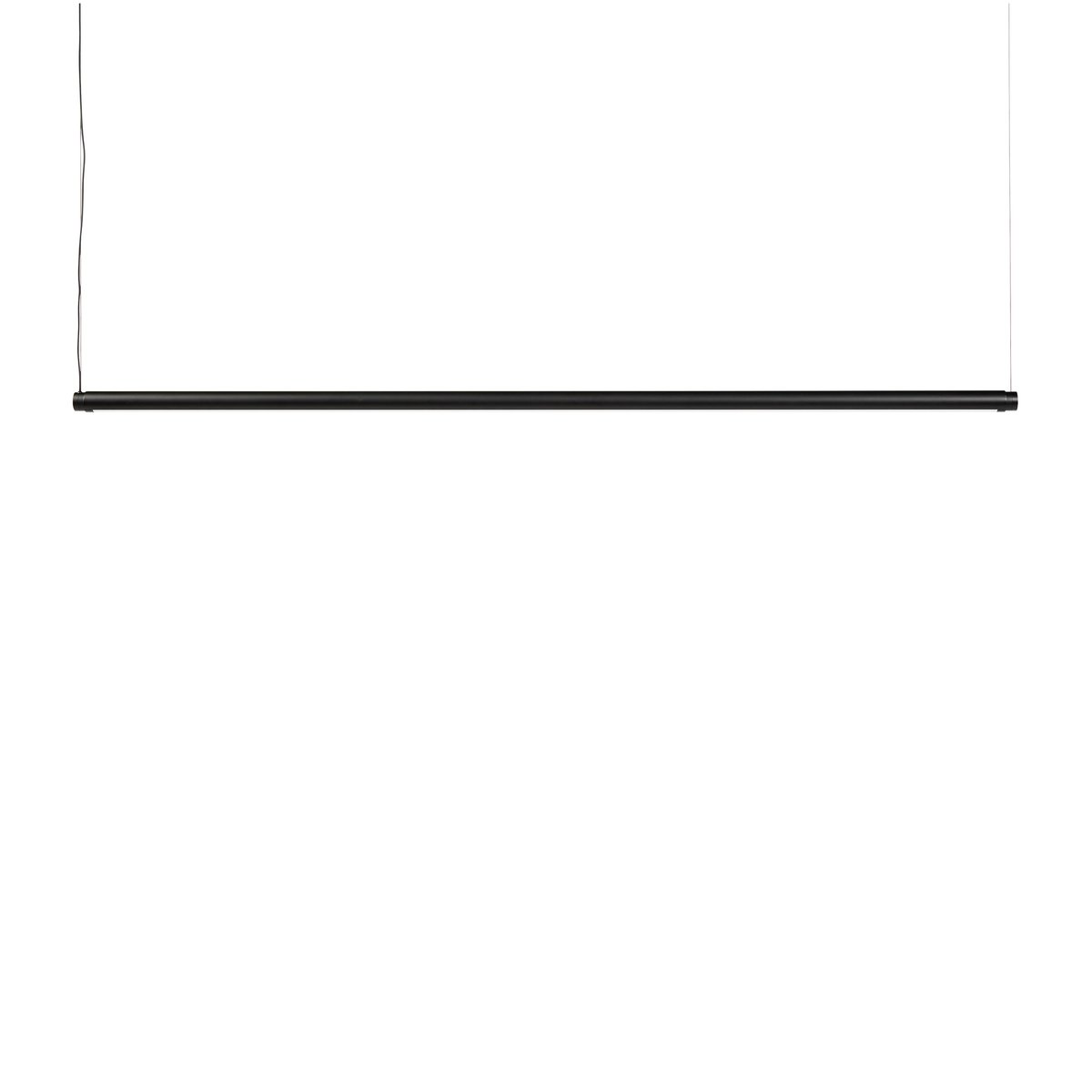HAY Factor Linear Suspension plafondlamp 1500 Diffused Soft black
