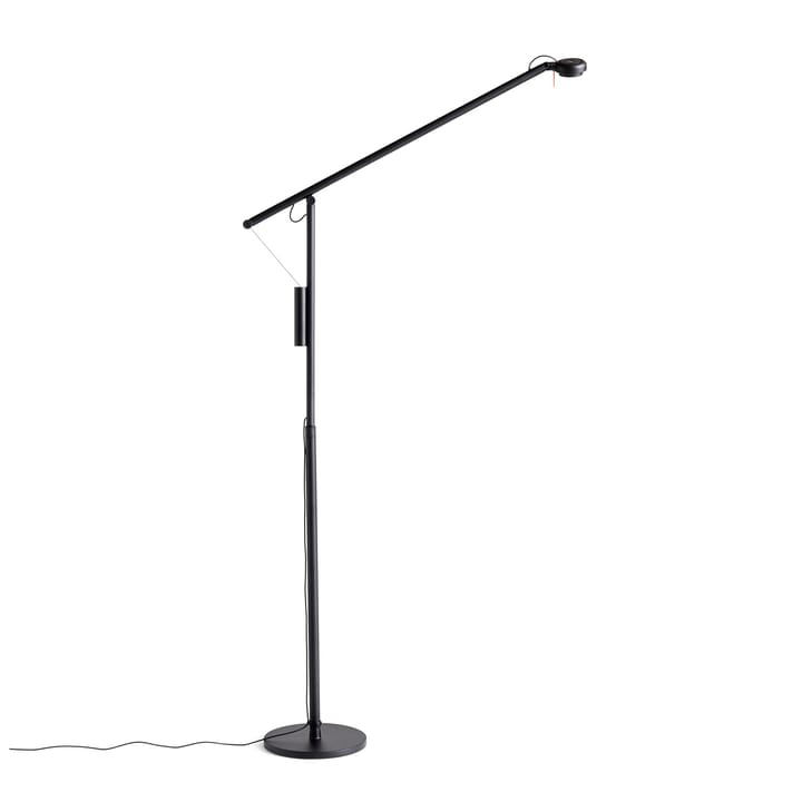 Fifty-Fifty floor vloerlamp - Soft black - HAY