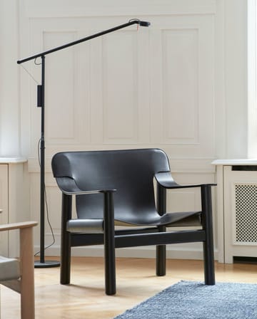 Fifty-Fifty floor vloerlamp - Soft black - HAY