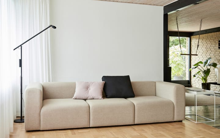 Fifty-Fifty floor vloerlamp, Soft black HAY