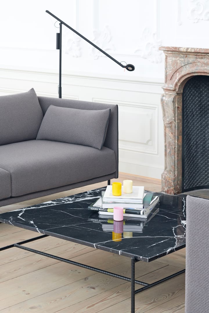 Fifty-Fifty floor vloerlamp, Soft black HAY