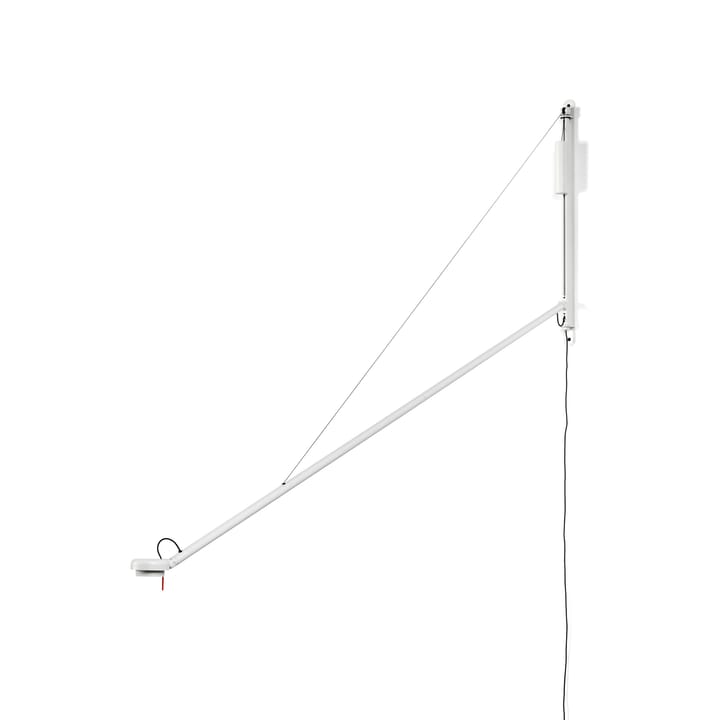 Fifty-Fifty wall wandlamp, Cream white HAY