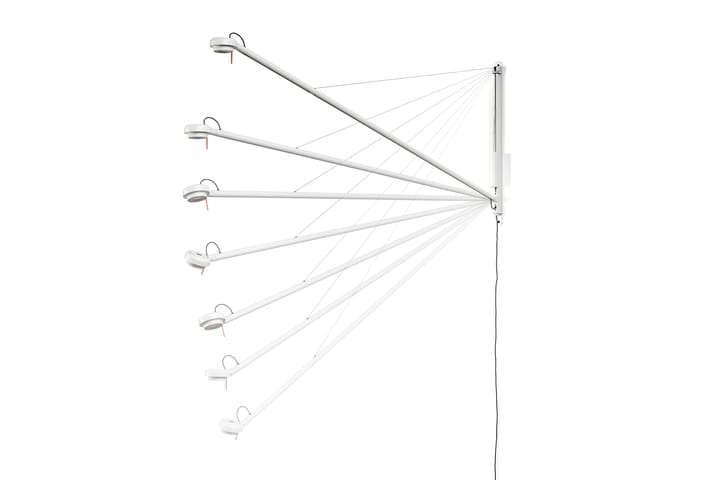 Fifty-Fifty wall wandlamp, Cream white HAY